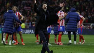 Simeone: Que levante la mano quien vio que Julián toca dos veces el balón