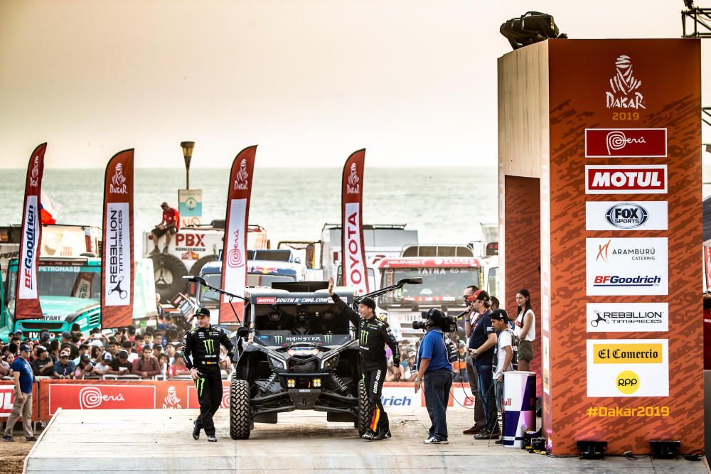 Gerard Farrés, en bugui al Dakar 2019