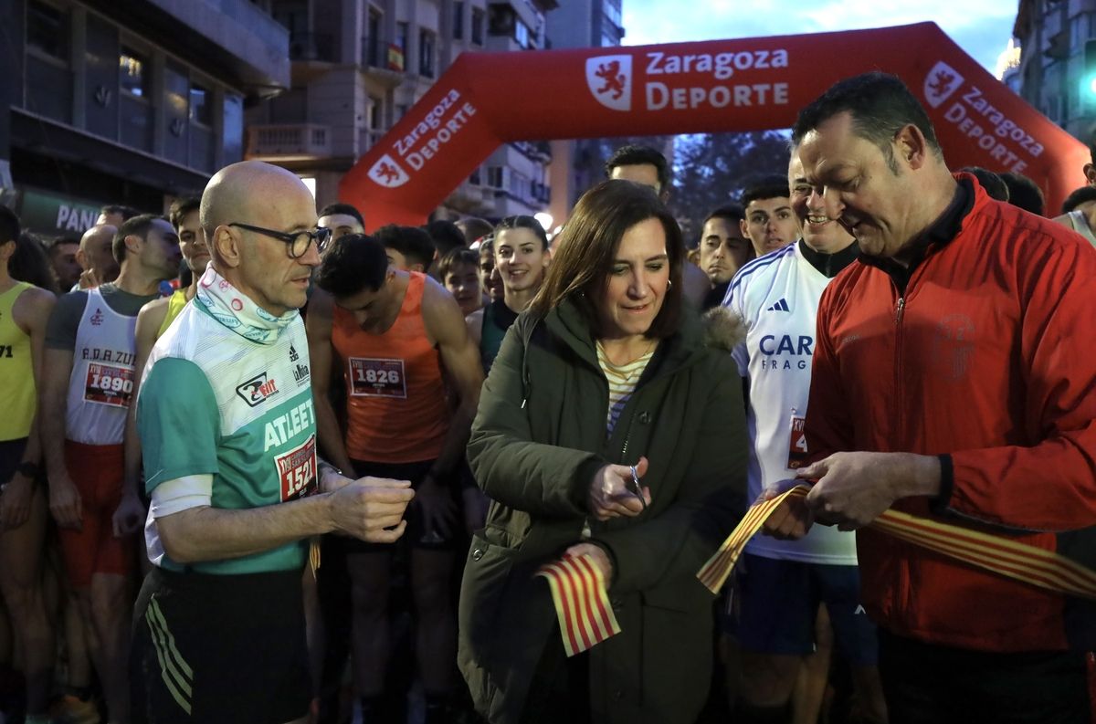 EN IMÁGENES | Zaragoza celebra su decimoctava edición de la San Silvestre