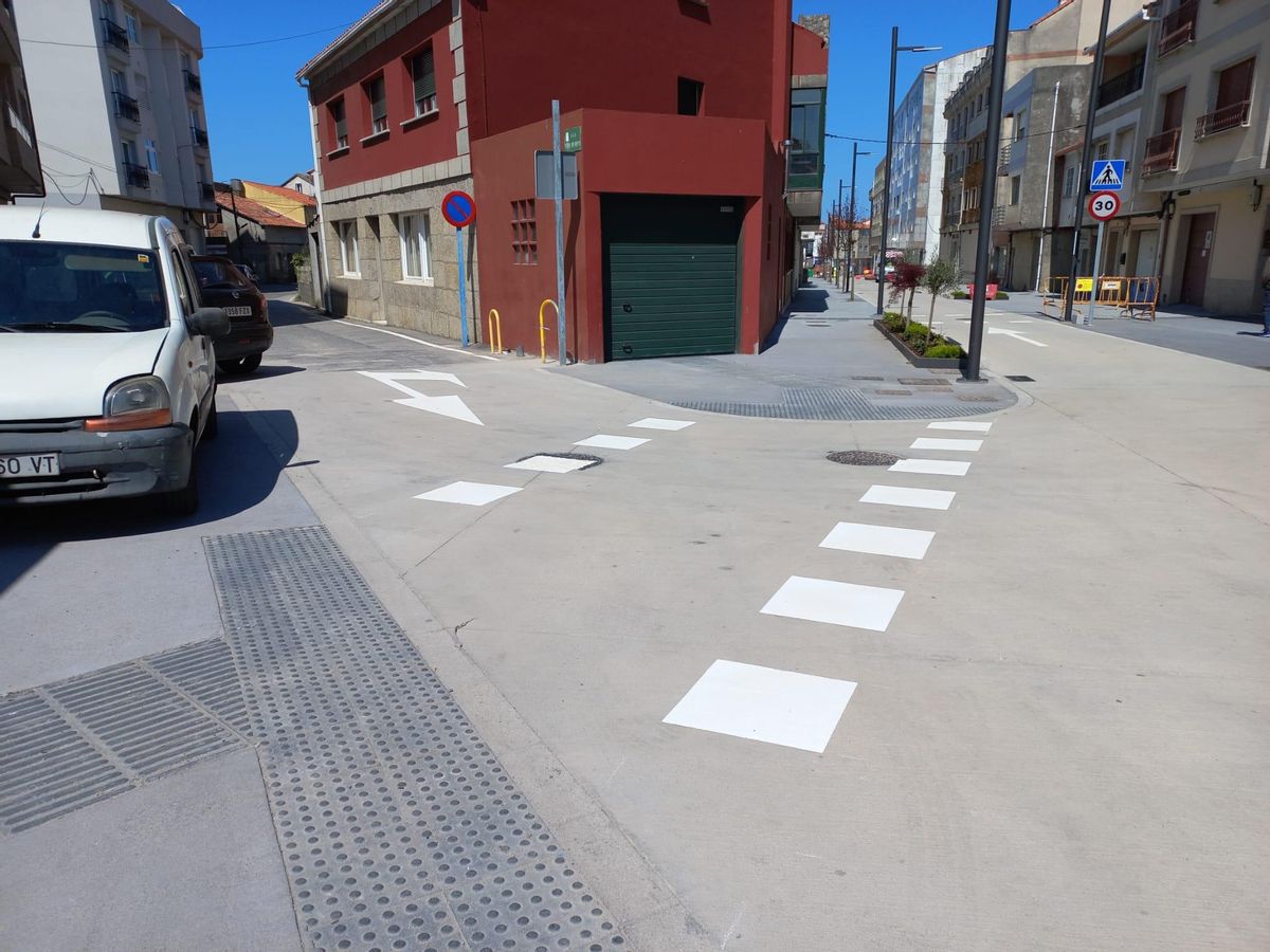 La zona adecentada.