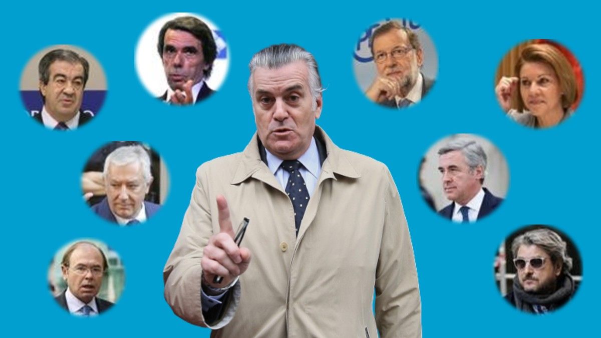 Los protagonistas del caso de la caja b del PP