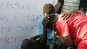 PROTESTAS INMIGRANTES MELILLA