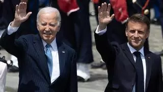 Macron recibe a Biden en el Elíseo para hablar de Gaza y Ucrania