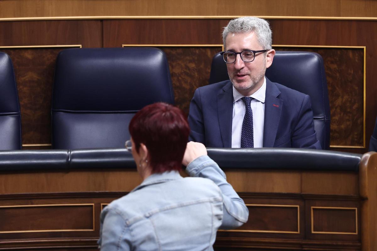 Arcadi España, en el Congreso este miércoles.