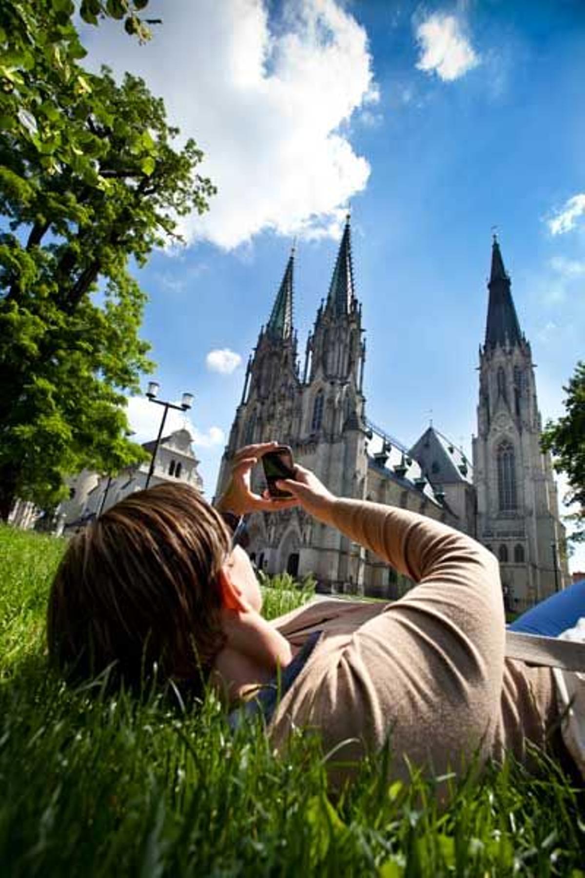 Catedral de San Wenceslao, de estilo gótico.