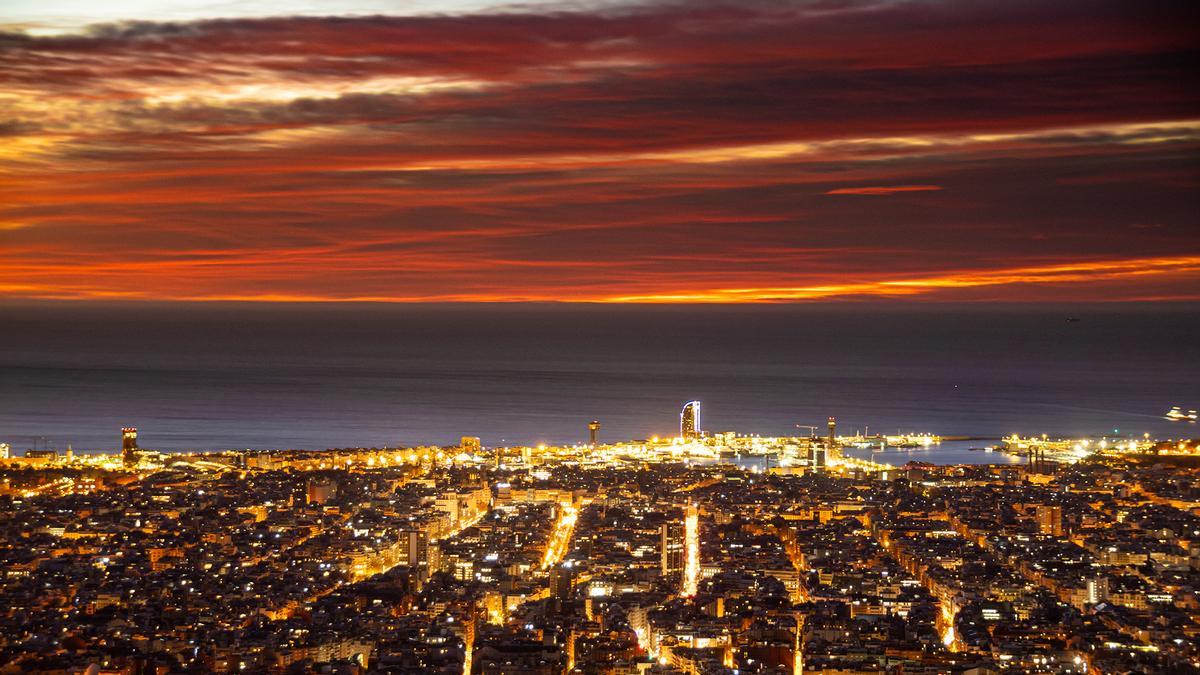 Candilazo a primera hora de la mañana del jueves 18 de enero del 2024 en Barcelona