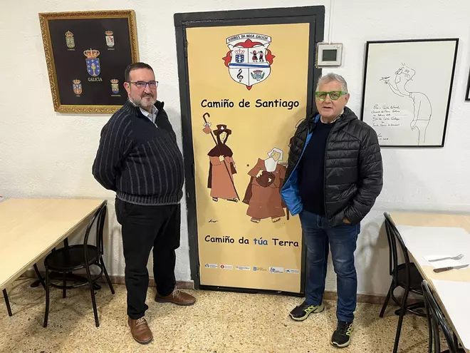 Dos vecinos de Santa Coloma luchan para que el Camino de Santiago pase oficialmente por la ciudad