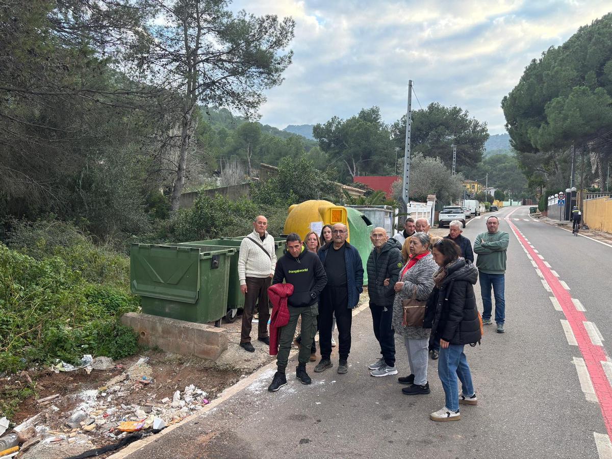 Camino para acceder al casco urbano sin carril bici o ciclopeatonal.