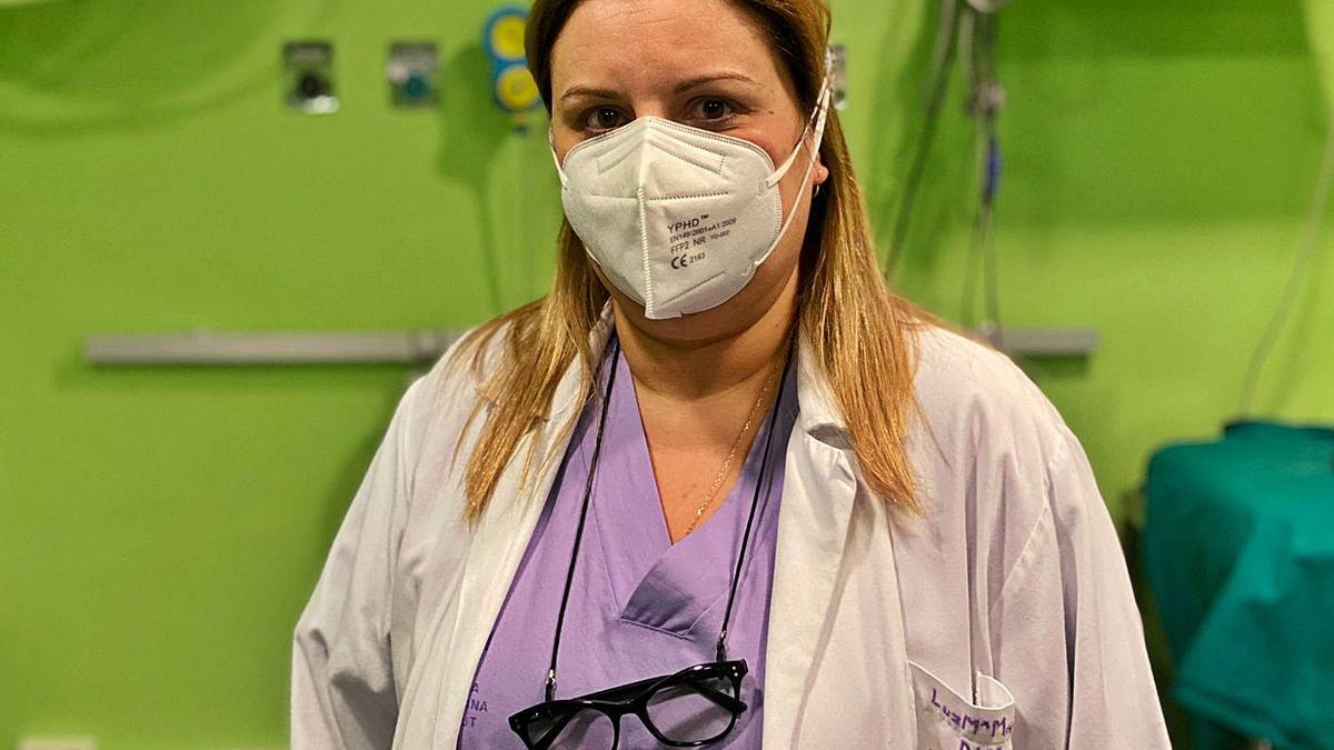 Luz María Marcos Ruiz, enfermera y supervisora de UCI del Hospital Vega Baja. | INFORMACIÓN