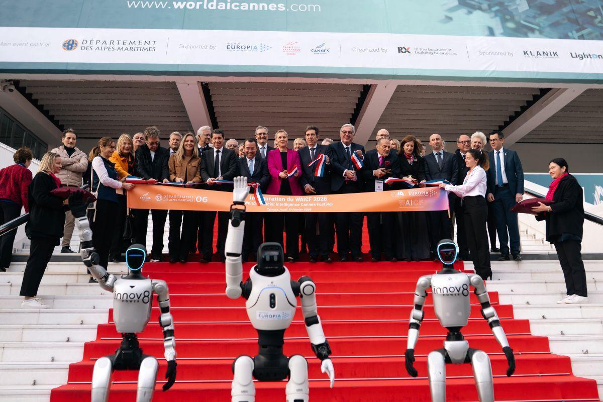 Inauguración oficial de WAICF 2026 el mes pasado en Cannes.