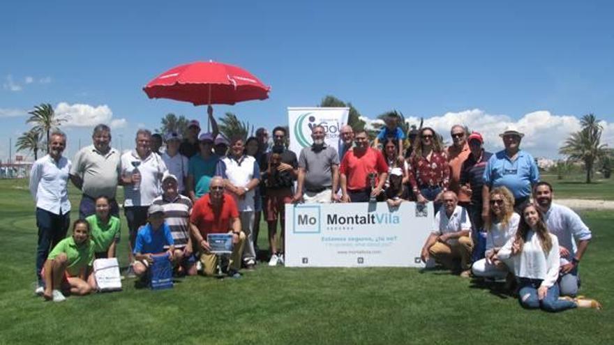 Los participantes y asistentes del II Torneo Montalt Vila Seguros.