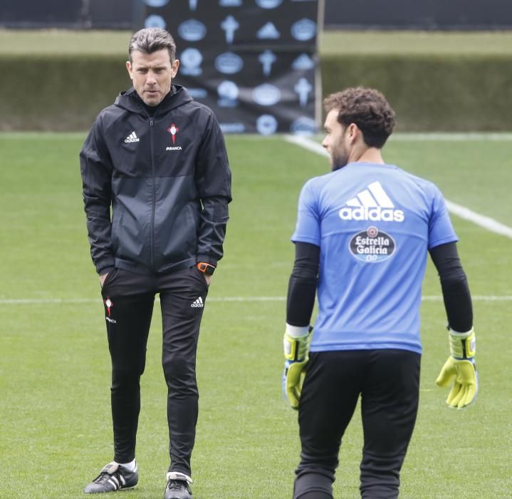 Último entrenamiento del Celta antes de vsitar el Bernabéu // Alba Villar