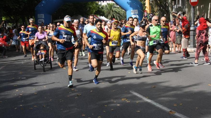 Los participantes, en el momento de la salida. | P. BOVER