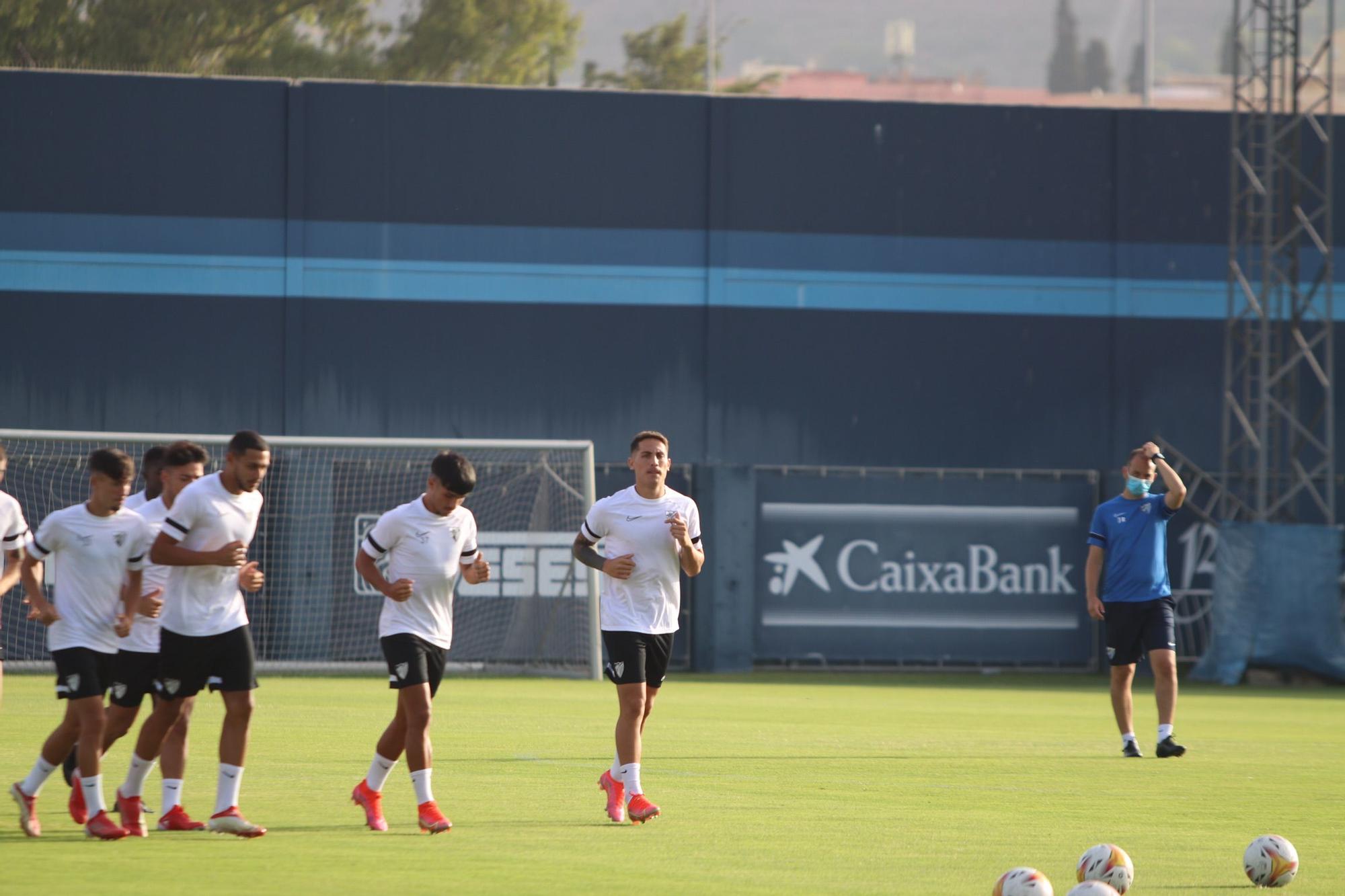 Entrenamiento del Málaga CF de este jueves 12 de agosto