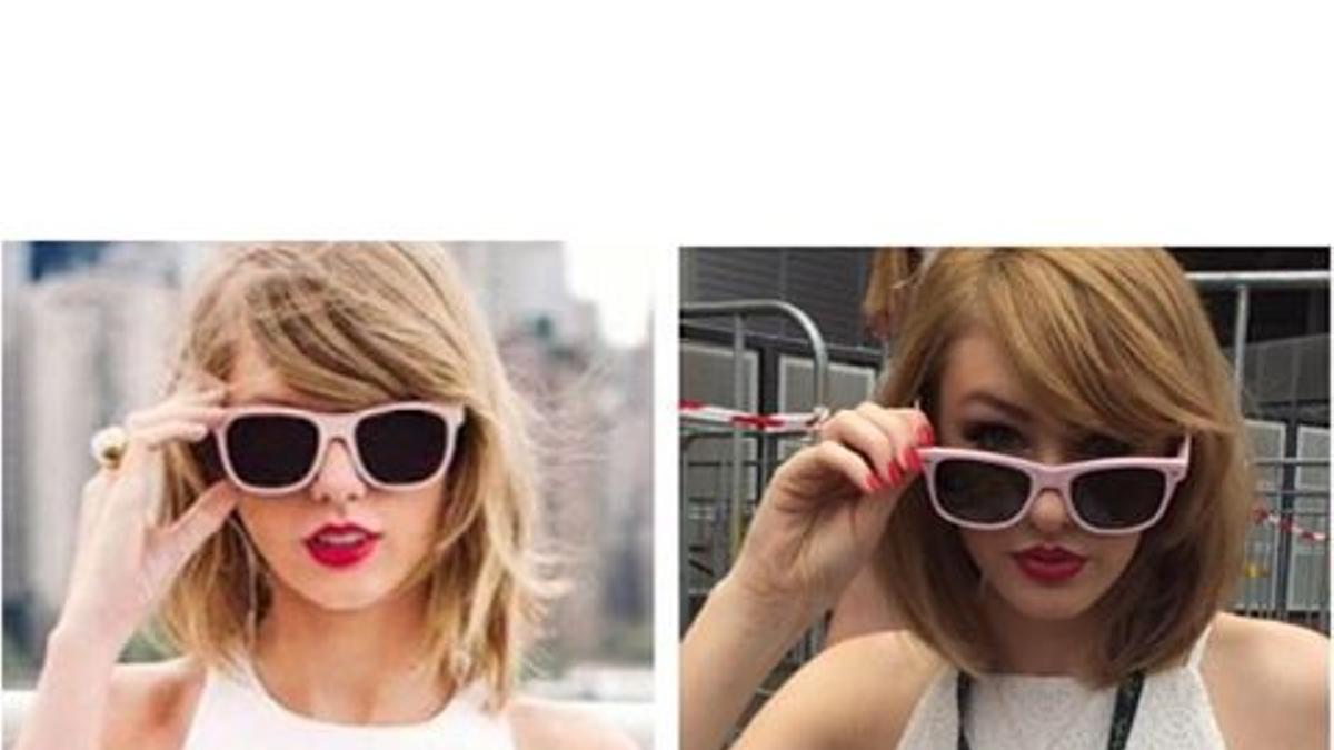 El parecido entre Taylor Swift y la australiana Olivia Sturgess