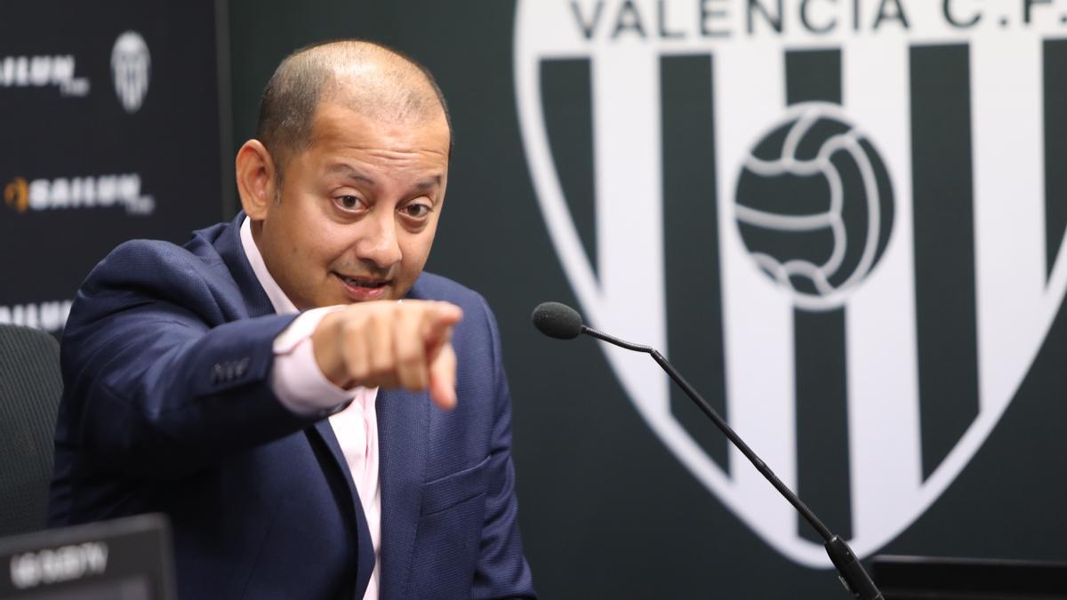 El presidente del conjunto valencianista