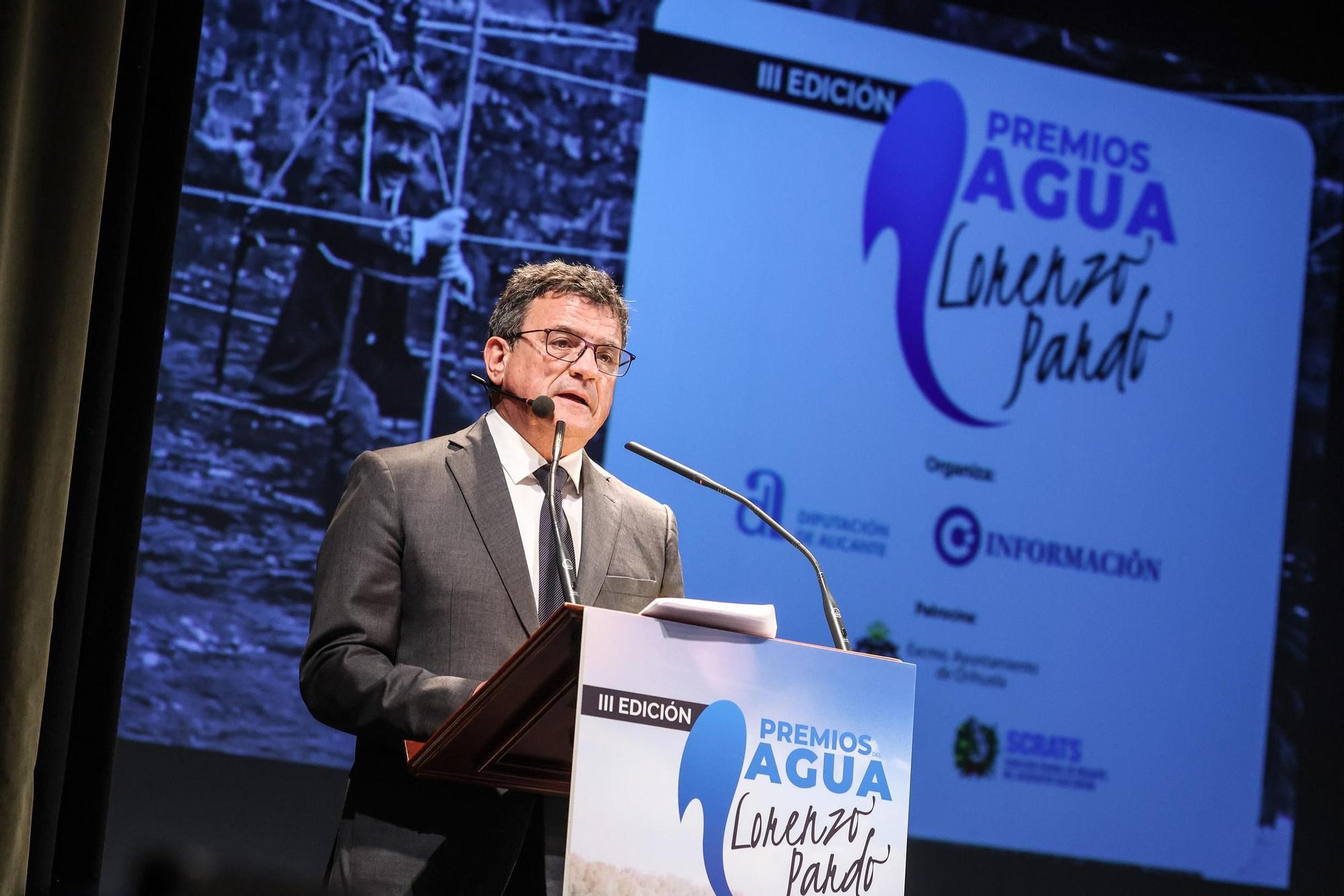 III Edición Premios Agua Lorenzo Pardo en Orihuela