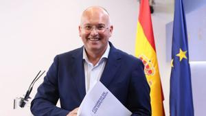 Miguel Tellado, dimecres passat al Congrés. | MARTA FERNÁNDEZ / EUROPA PRESS