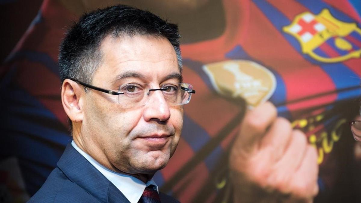 El presidente del Barça, Josep Maria Bartomeu.