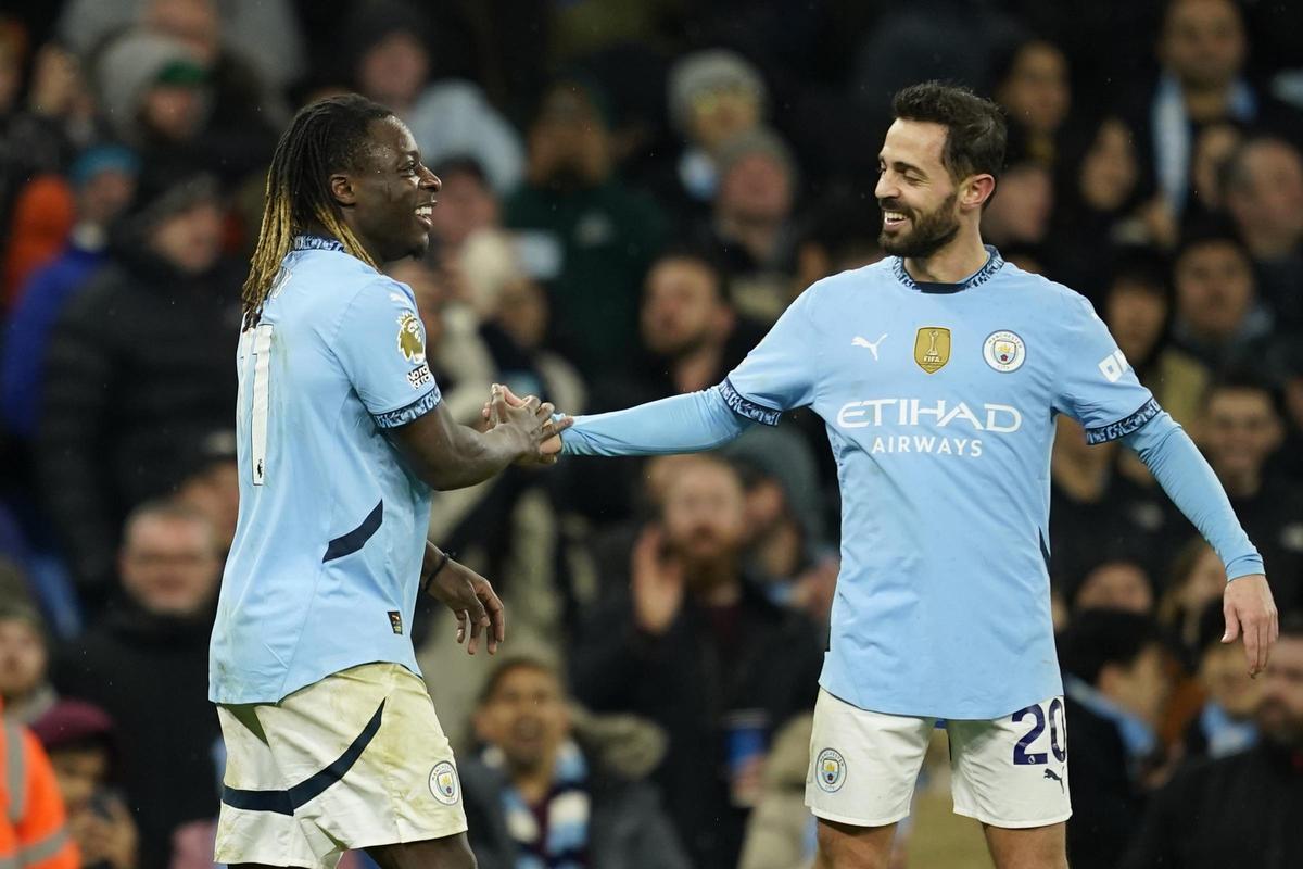 Jérémy Doku cuajó un gran partido contra el Nottingham Forest