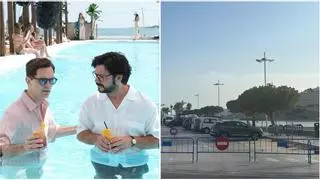 Bombazo televisivo: Los actores Pedro Alonso y Álvaro Morte se encuentran rodando la serie 'Berlín' en Peñíscola