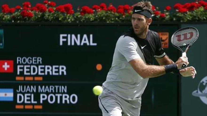 Del Potro conquista Indian Wells ante Federer