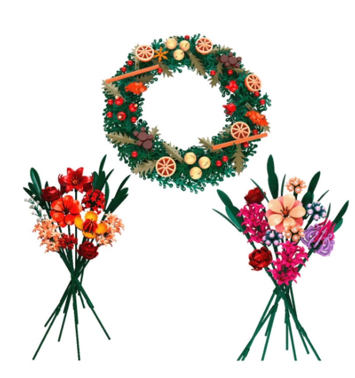 Kits de construcción de flores.