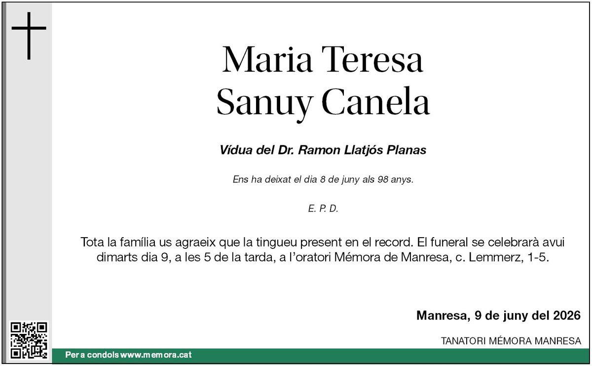 Maria Teresa Sanuy Canela