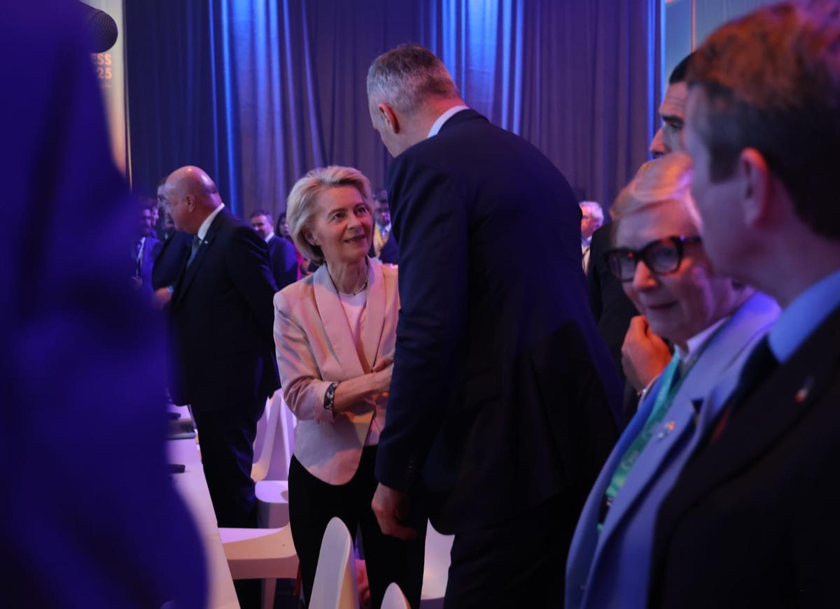 La primera jornada del congreso del PPE en València, en imágenes