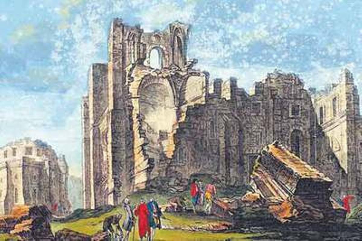 Dibujo de la época.