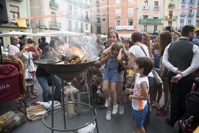 Revetlla Sense Petards a la plaça Major de Manresa