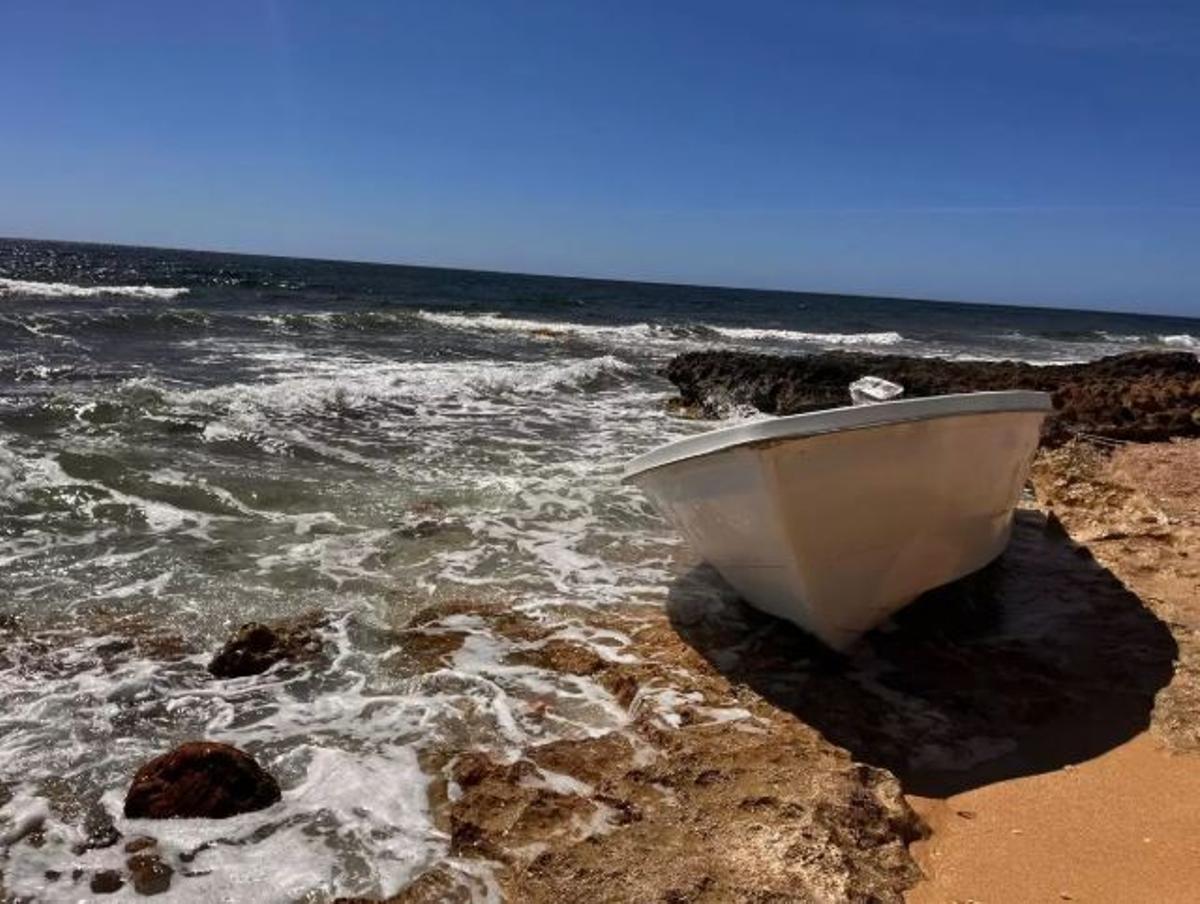 Una patera en Formentera en una imagen de archivo.