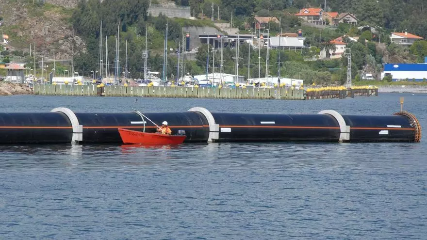Augas de Galicia atribuye a Moaña la obligación de inspeccionar fugas en el emisario submarino