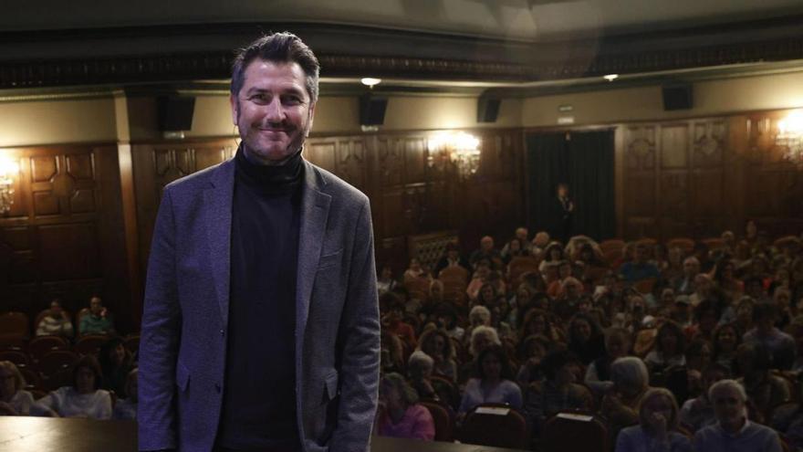 Carlos del Amor, ayer, en el teatro Filarmónica .