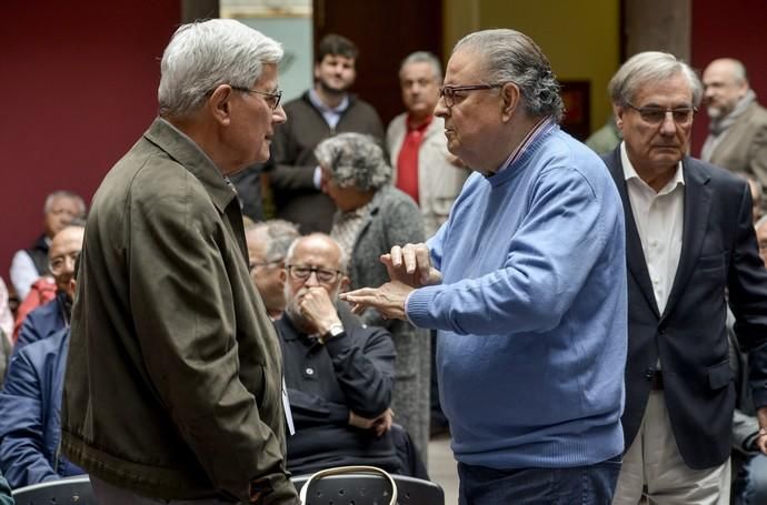 14/04/2018 LAS PALMAS DE GRAN CANARIA. Presentación del libro "Desde la coherencia" de Antonio Aguado en la Fundación Juan Negrín. FOTO: J.PÉREZ CURBELO