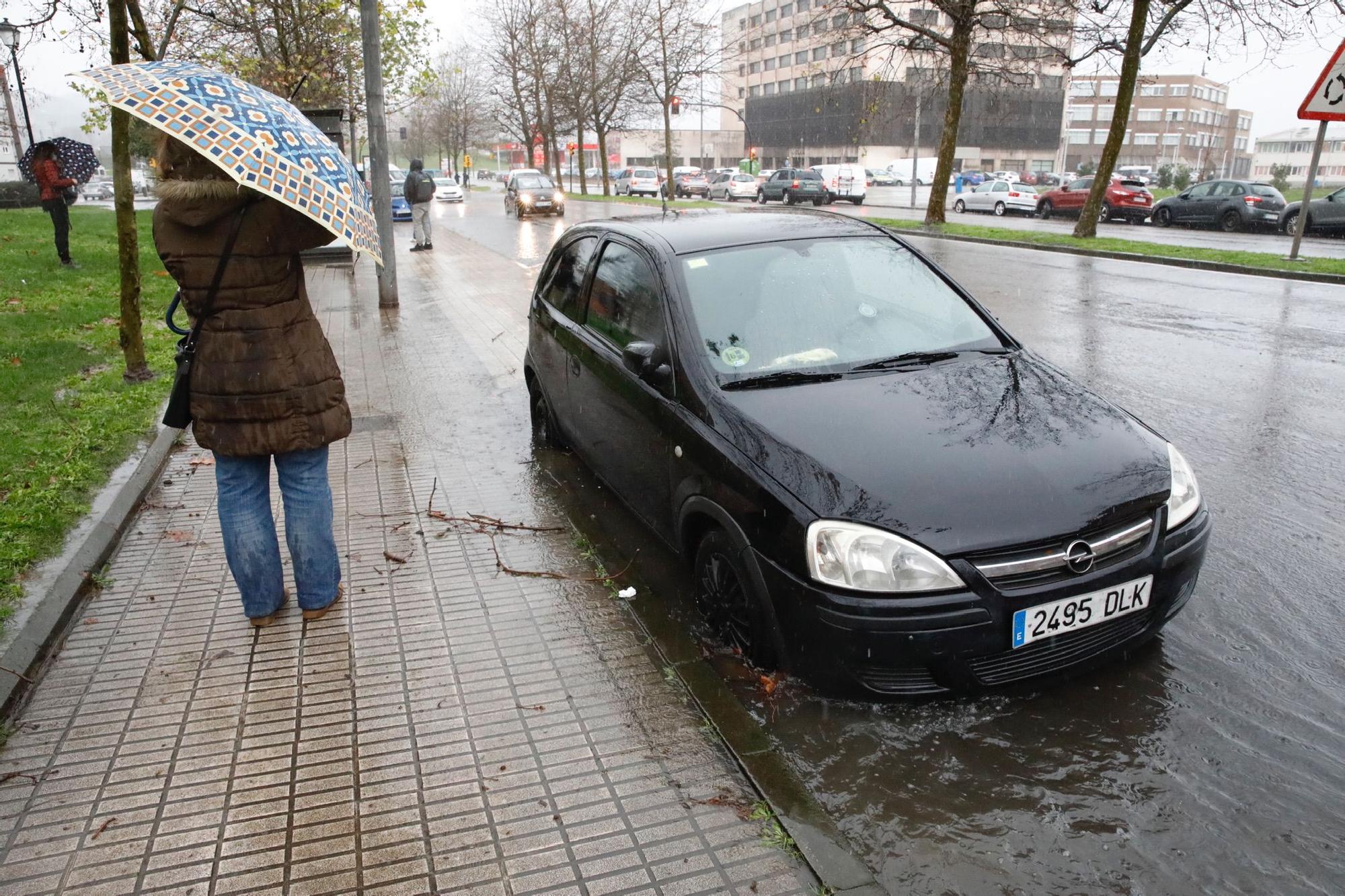 Temporal en Gijón