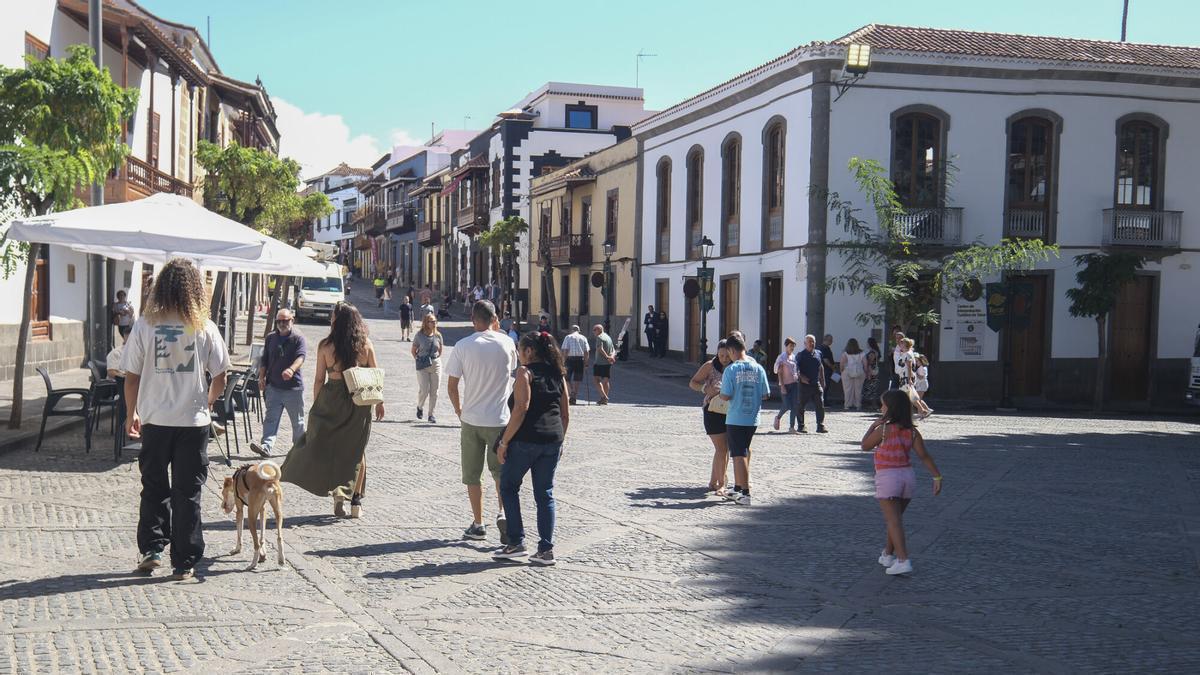Teror se prepara para vivir el Día del Pino con la misa solemne, la procesión y el gran concierto de Seguridad Social