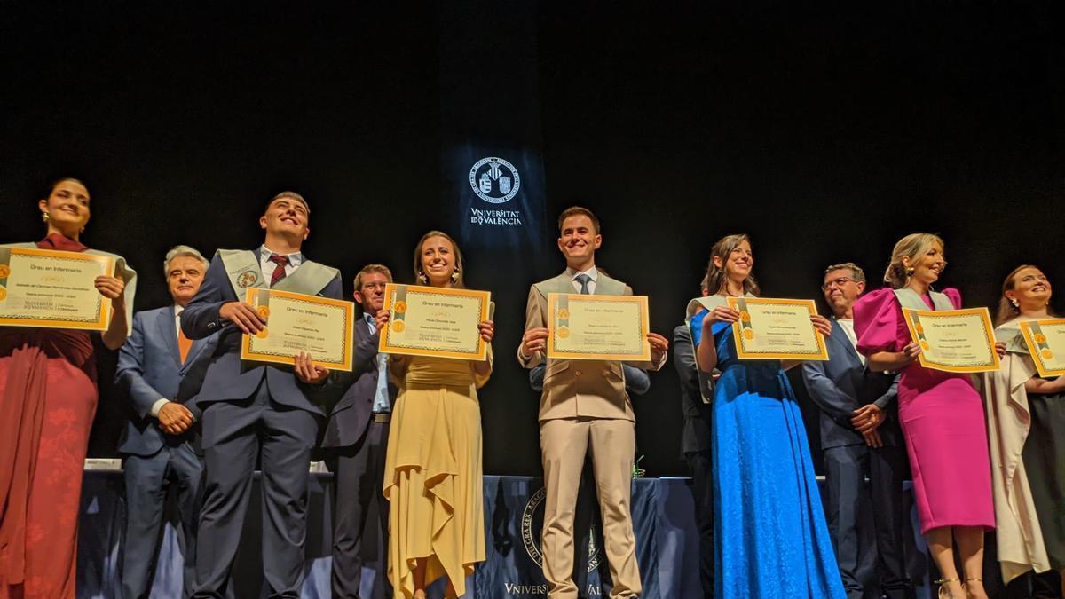 Graduación de estudiantes de la Universitat de València en Ontinyent.