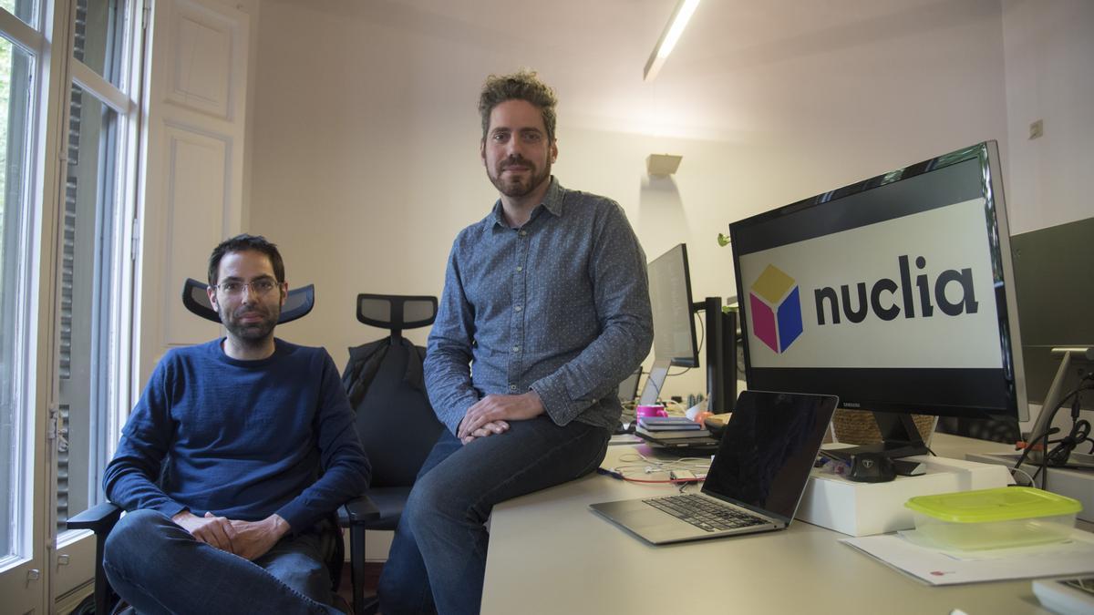 Eudald Camprubí i Ramon Navarro, cofundadors de Nuclia