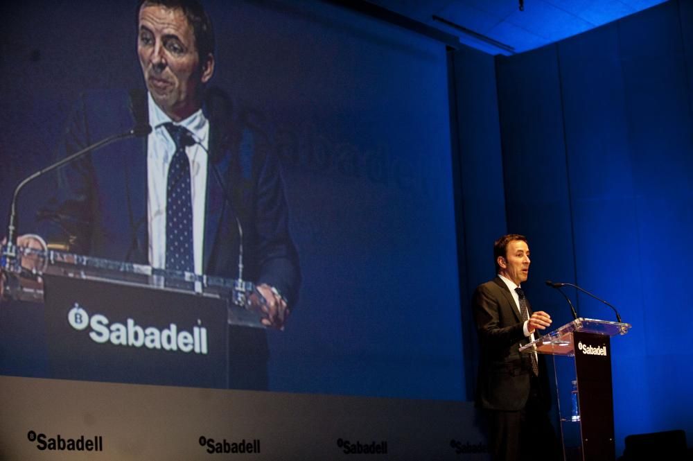 El tenista ofrece una charla en Palexco organizada por Banco Sabadell.