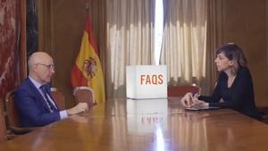 Duran Lleida acusa a TV-3 de ser independentista, en declaraciones al programa ’FAQS’.