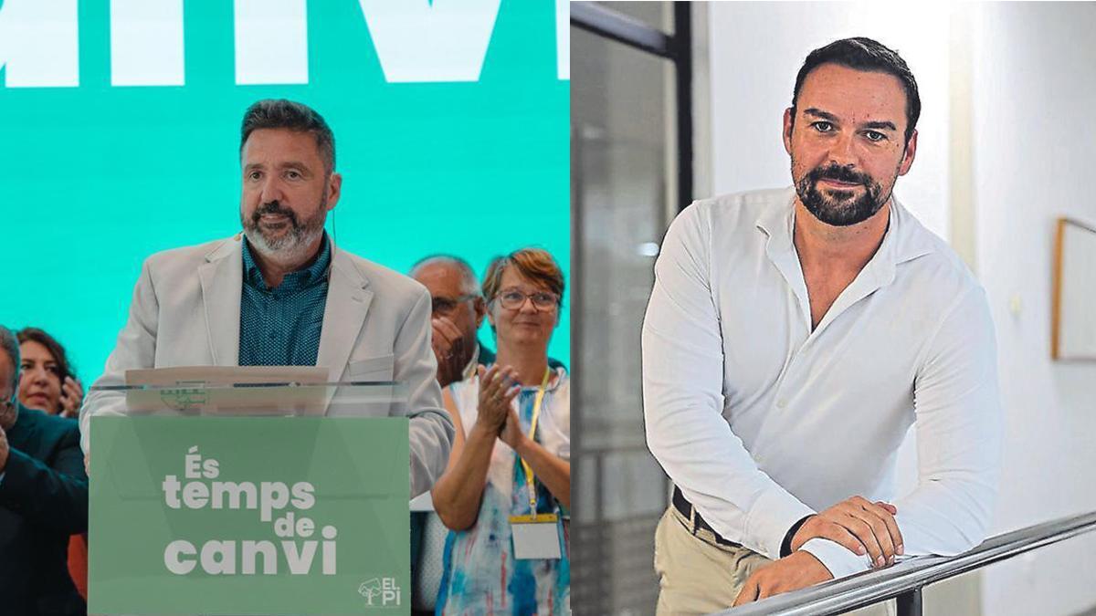 Los líderes de El Pi y Som Mallorca, Tolo Gili y Joan Lladó.