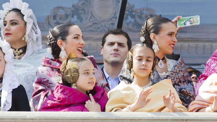 Albert Rivera en la mascletà de 2016