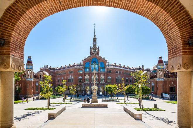 Recinto Modernista de Sant Pau en Barcelona