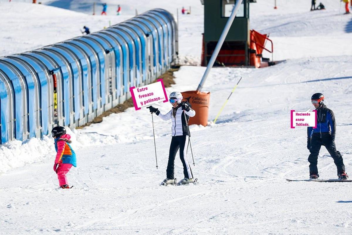 David Bisbal, Ella y Rosanna Zanetti de vacaciones en la nieve