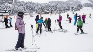 La Molina, este domingo. La Cerdanya es uno de los destinos de nieve por excelencia durante la Semana Santa. 