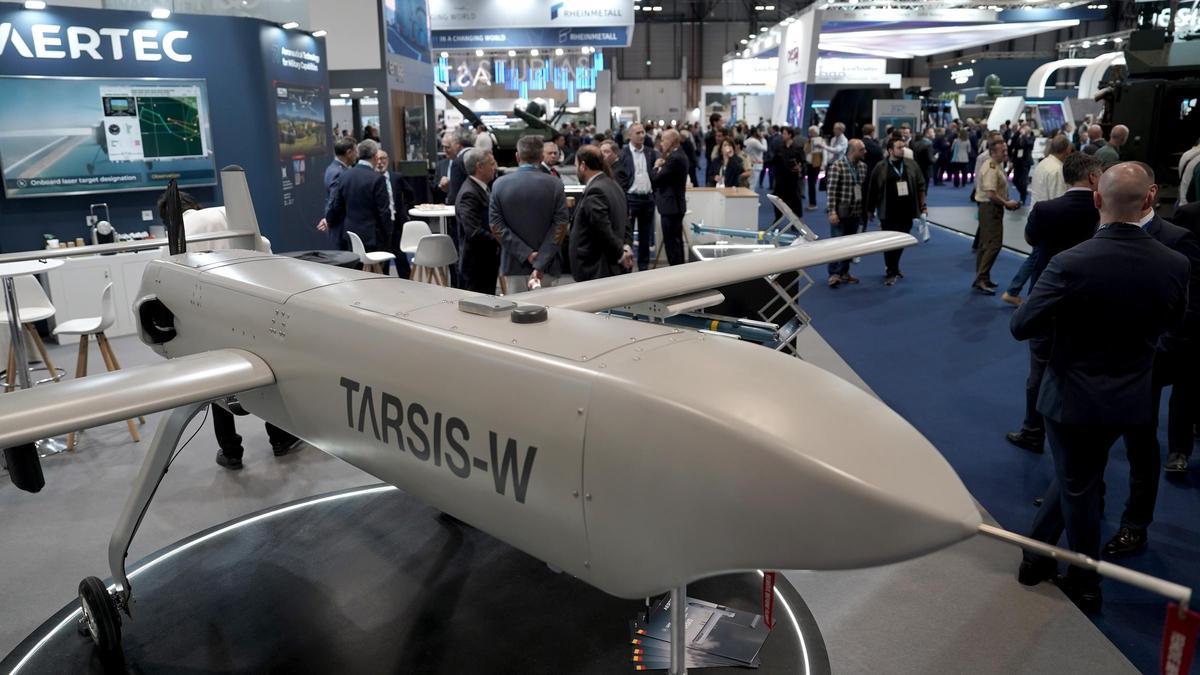 Imagede la Feria Internacional de Defensa celebrada este año en Madrid.