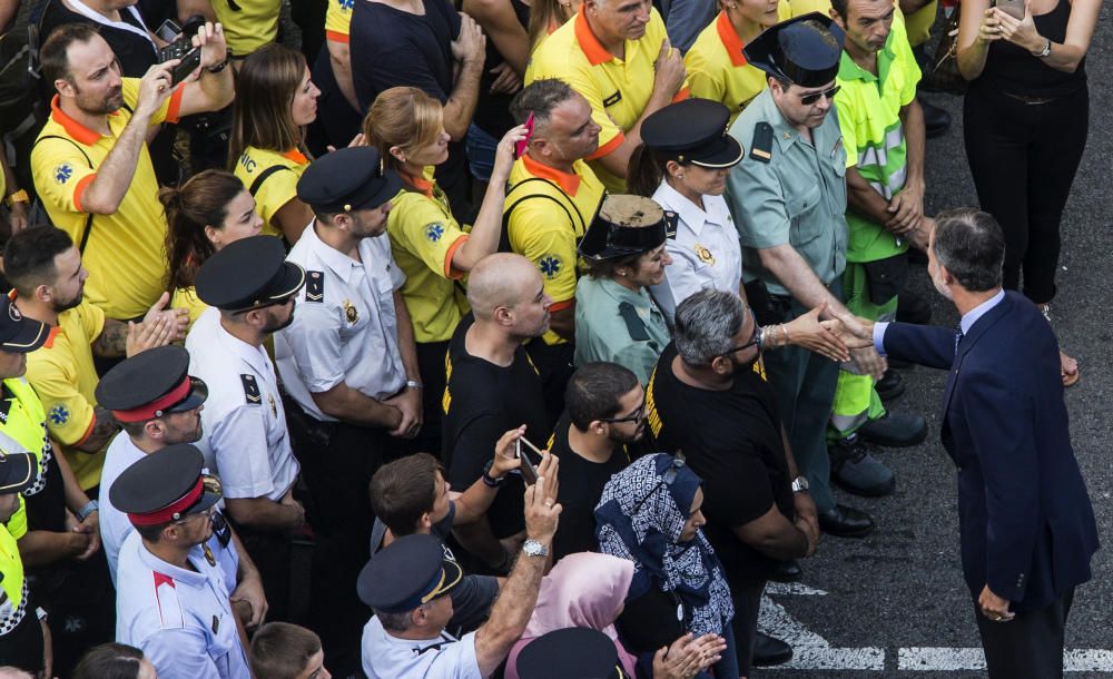 Las imágenes de la manifestación en Barcelona