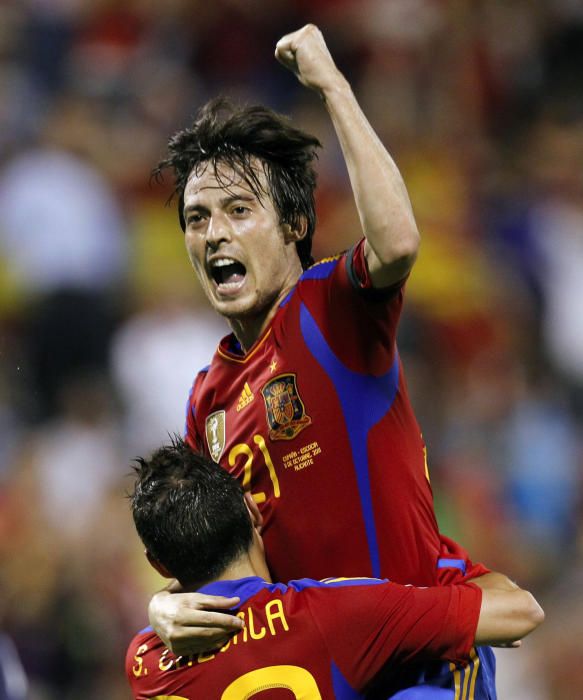 David Silva, leyenda de La Roja