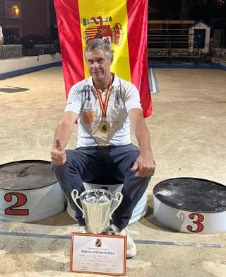 Francisco Javier Martínez se proclama en Poo campeón de España de veteranos de bolo palma